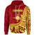 Rotuma Hoodie Uanheta Flag Rotuma Unisex Red - Polynesian Pride