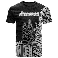 New Caledonia Islands T Shirt Sarramea Seal Of New Caledonia Islands Polynesian Patterns Unisex Black - Polynesian Pride