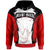 Papua New Guinea Hoodie Mount Hagen PNG Coat ofrms Unisex Red Black - Polynesian Pride