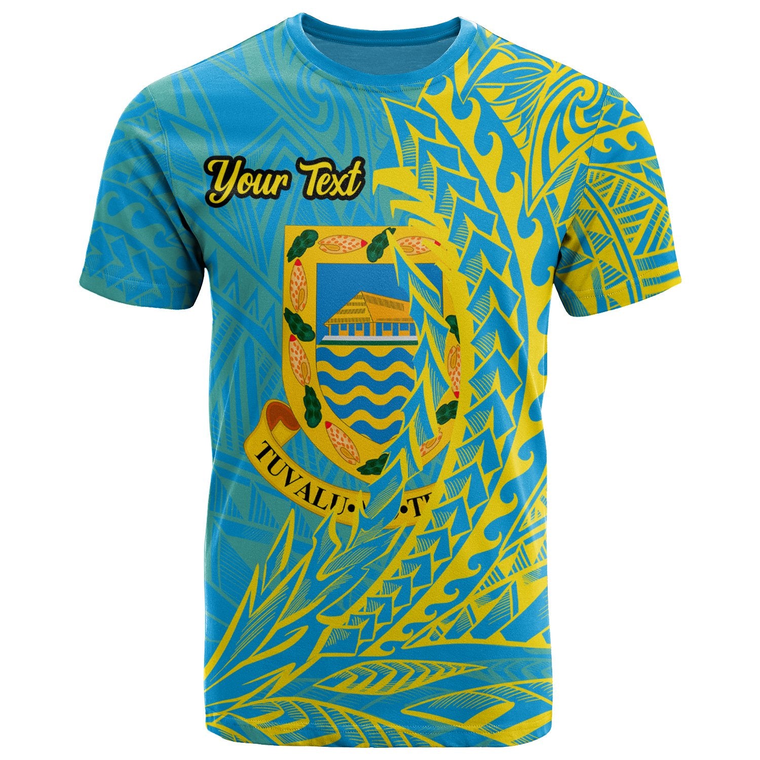 Tuvalu T Shirt Custom Wings Style Unisex Blue - Polynesian Pride