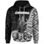 New Caledonia Islands Hoodie Sarramea Seal of New Caledonia Polynesian Patterns Unisex Black - Polynesian Pride