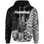 New Caledonia Islands Hoodie Pouembout Seal of New Caledonia Polynesian Patterns Unisex Black - Polynesian Pride