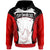 Papua New Guinea Hoodie Port Moresby PNG Coat ofrms Unisex Red Black - Polynesian Pride