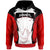 Papua New Guinea Hoodie Kainantu PNG Coat ofrms Unisex Red Black - Polynesian Pride
