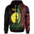 New Caledonia Hoodie Thio Wings Style Flag Color Unisex Black - Polynesian Pride