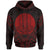 French Polynesia Hoodie French Polynesia Seal Red Tribal Patterns Unisex White - Polynesian Pride
