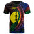 New Caledonia T Shirt Kone Wings Style Flag Color Unisex Black - Polynesian Pride