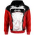 Papua New Guinea Hoodie Kerema PNG Coat ofrms Unisex Red Black - Polynesian Pride