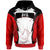 Papua New Guinea Hoodie Kieta PNG Coat ofrms Unisex Red Black - Polynesian Pride