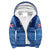 Fiji Independence Day Sherpa Hoodie LT10 Unisex Blue - Polynesian Pride