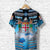 Fiji Rugby T Shirt Map Creative Style - Polynesian Pride