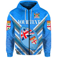 Custom Fiji Day Zip Hoodie Creative Style LT8 - Polynesian Pride