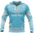 Fiji Custom Hoodie Polynesian Chief Unisex Blue - Polynesian Pride