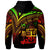 Fiji Zip Hoodie Reggae Color Cross Style - Polynesian Pride