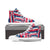 Hawaii Flag Of Hawaii High Top Shoes - Max Style - AH - Polynesian Pride