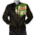 French Polynesia Men's Bomber Jacket - Polynesian Gold Patterns Collection - Polynesian Pride