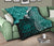 Samoa Premium Quilt - Samoa Seal Wave Style (Green) - Polynesian Pride