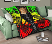 Tokelau Premium Quilt - Tokelau Coat Of Arms Polynesian Reggae Tattoo - Polynesian Pride