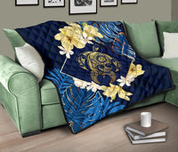 Hawaii Turtle Tropical Premium Quilt - Taha Style - Polynesian Pride
