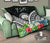 FSM Premium Quilt - FSM Coat of Arms & Polynesian Tropical Flowers White - Polynesian Pride