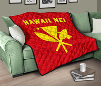 Hawaii Kanaka Polynesian Premium Quilt - Polynesian Pride