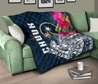 Chuuk Premium Quilt - Chuuk Summer Vibes - Polynesian Pride