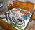 FSM Polynesian Premium Quilt - Summer Plumeria (White) - Polynesian Pride