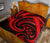 New Zealand Maori Mangopare Premium Quilt Polynesian - Red - Polynesian Pride