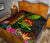 Tuvalu Polynesian Premium Quilt - Hibiscus and Banana Leaves - Polynesian Pride