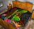 New Caledonia Polynesian Premium Quilt - Hibiscus and Banana Leaves - Polynesian Pride