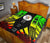Niue Premium Quilt - Niue Seal Polynesian Reggae Tattoo - Polynesian Pride