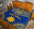 Nauru Premium Quilt - Nauru Flag Polynesian Chief Blue Version - Polynesian Pride