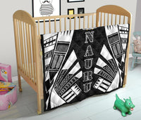 Nauru Premium Quilt - Nauru Coat Of Arms Polynesian White Tattoo - Polynesian Pride
