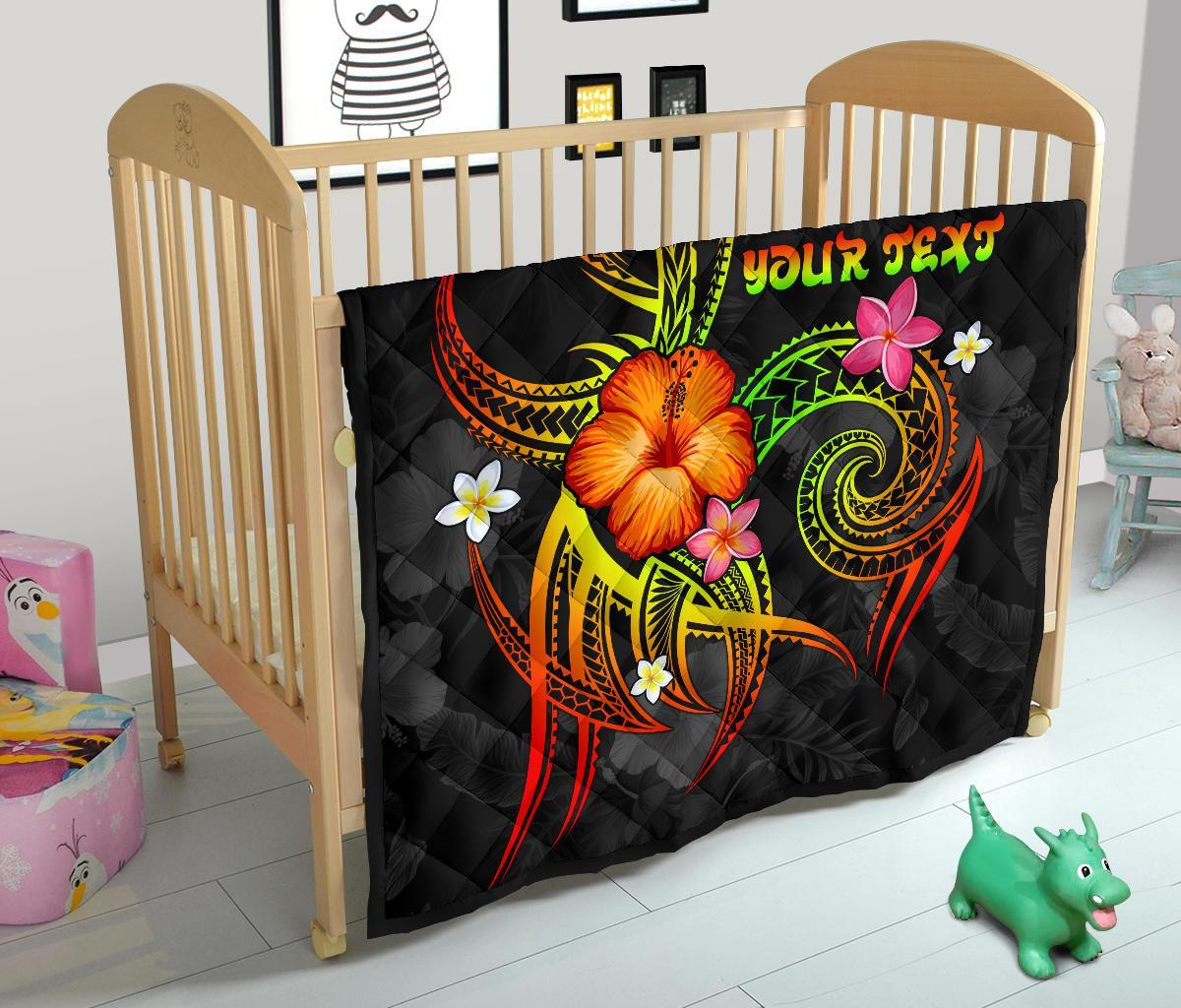 Kosrae Polynesian Personalised Premium Quilt - Legend of Kosrae (Reggae) - Polynesian Pride