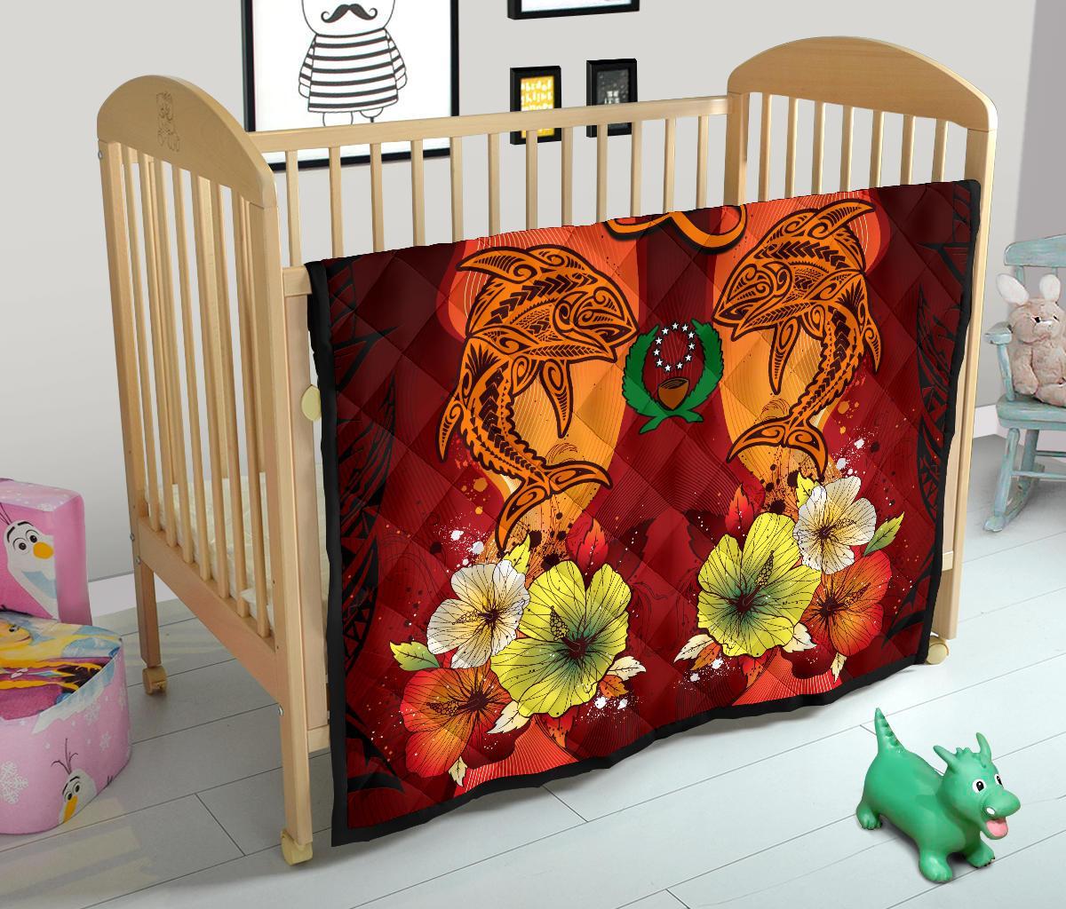 Pohnpei Personalised Premium Quilt - Tribal Tuna Fish - Polynesian Pride