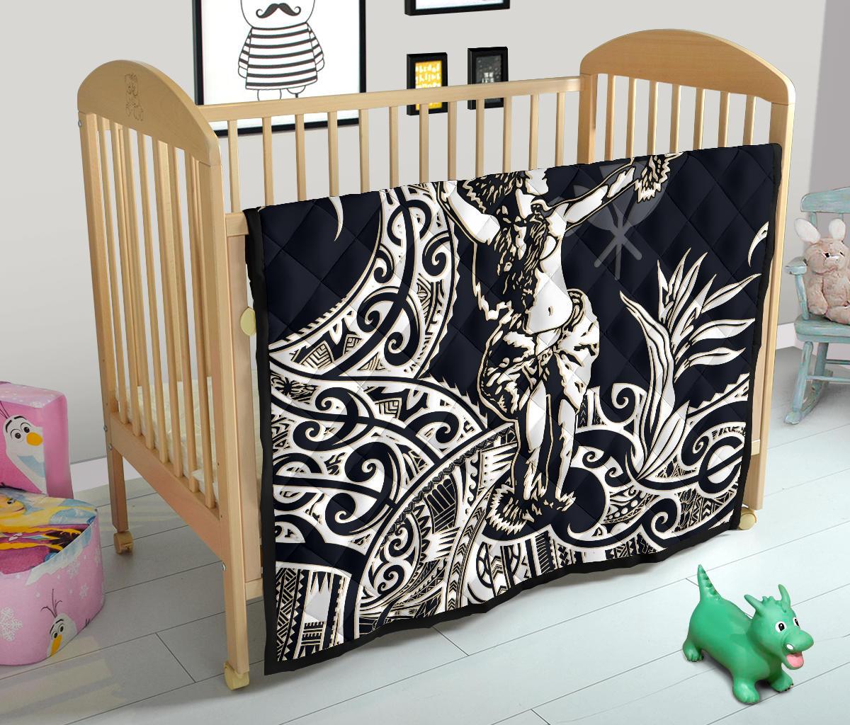 Polynesian Hawaii Premium Quilt - Hula Girl White - Polynesian Pride