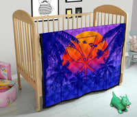 Hawaii Summer Sunset Kanaka Kakau Premium Quilt - Polynesian Pride