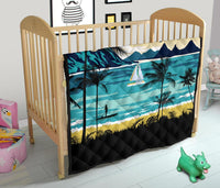 Hawaiian Poster View Classic Premium Quilt - Polynesian Pride