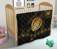 Hawaiian Turtle Hibiscus - Premium Quilt - Flora Style - Polynesian Pride