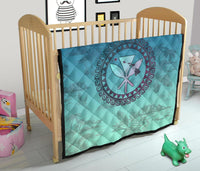 Hawaiian Map Kanaka Vintage Tropical Premium Quilt - Polynesian Pride