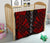 Tuvalu Premium Quilt - Tuvalu Coat Of Arms Polynesian Red Tattoo - Polynesian Pride