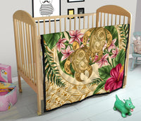 Hawaii Premium Quilt - Turtle Premium Quilt Strong Pattern Hibiscus Plumeria AH - Polynesian Pride