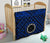 Cook Island Personalised Premium Quilt - Seal With Polynesian Tattoo Style ( Blue) - Polynesian Pride