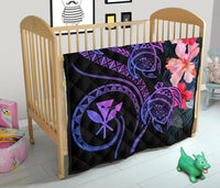 Hawaii Turtle Polynesian Tropical Premium Quilt - Cora Style Pink - Polynesian Pride