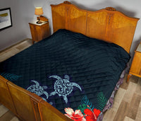 Hawaii Polynesian Turtle Premium Quilt - Polynesian Pride