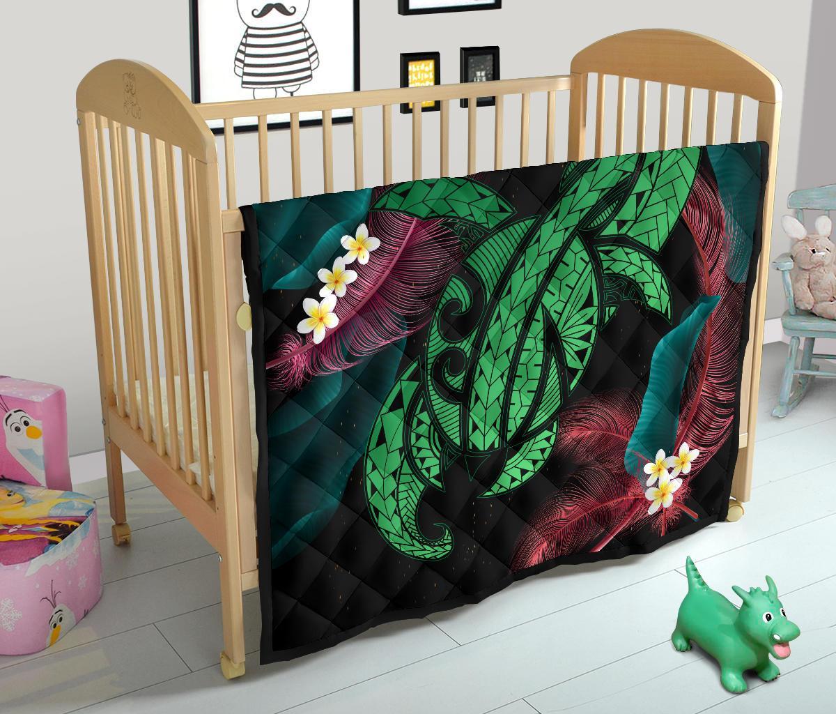 Hawaii Turtle Polynesian Tropical Premium Quilt - Ghia Style Green - Polynesian Pride