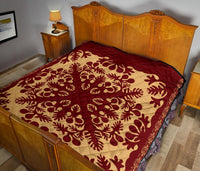 Hawaiian Quilt Vintage Premium Quilt - Polynesian Pride