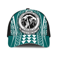 Hawaii - King Kekaulike High Mesh Back Cap - AH Mesh Back Cap Universal Fit Green - Polynesian Pride