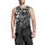 Polynesian Hawaii (Kanaka Maoli) Men's Tank Top - Black Turtle Hibiscus Flowing - Polynesian Pride