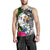 Niue Men Tank Top - Turtle Plumeria Banana Leaf - Polynesian Pride